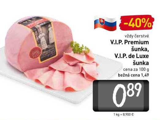 V.l.P. Premium šunka 100 g