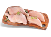 Kuracie rezne + stehenné štvrte chladené 1 kg