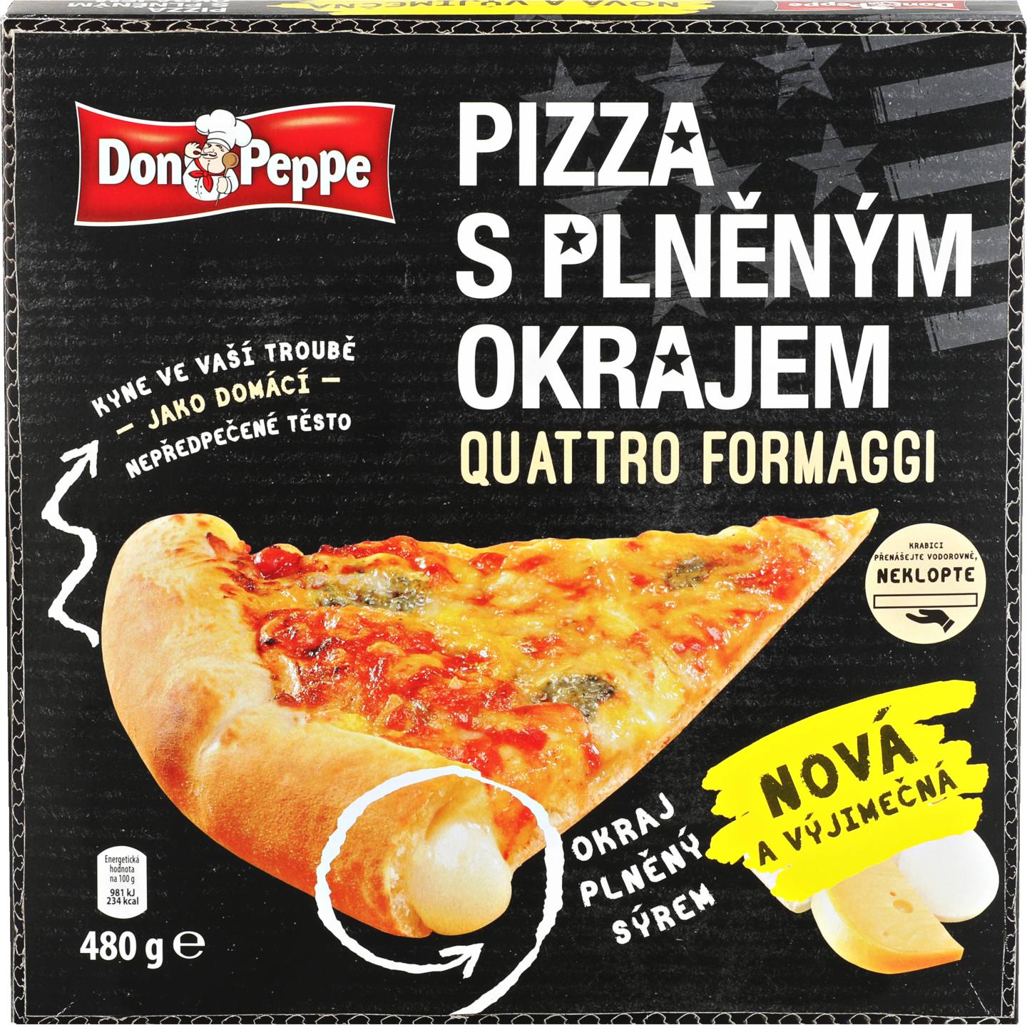 Pizza s plněným okrajem