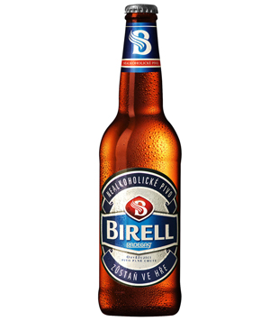 Radegast Birell světlý, nealkoholické pivo