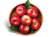 Jablká červené ukladané 1 kg