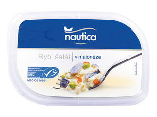 Rybací šalát v majonéze