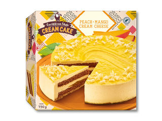 Broskyňovo-mangová torta
