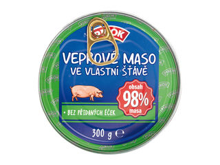 Bravčové mäso vo vlastnej šťave
